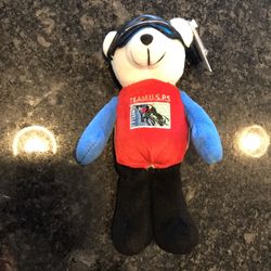USPS Cycling Team Stamp Bear