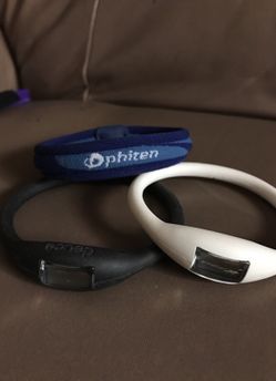 Phiten and Duece men's bracelets