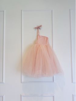 Pink dress flower girl/ ballerina/ princess