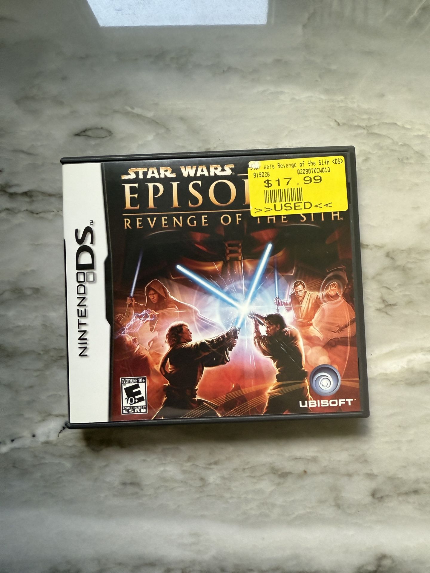 Nintendo DS Game Star Wars Episode 3 Revenge of The Sith With Manual