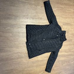Fashionable Women’s Black Quilted Jacket. Size L | Marc New York | Gently Used