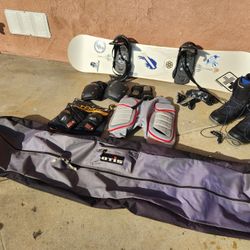 Snowboard, Boots & Gear