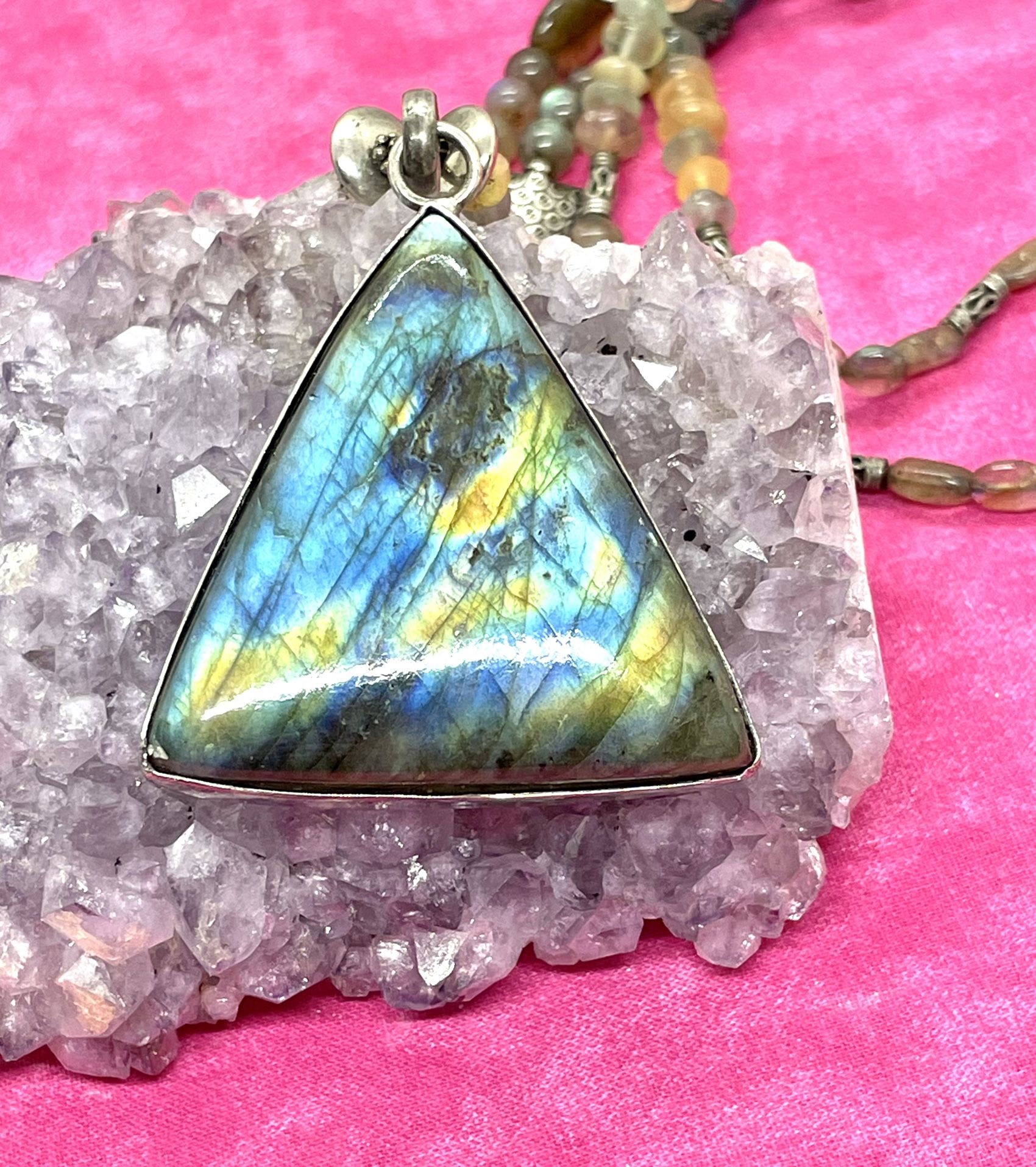Sterling Labradorite Necklace