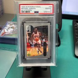 PSA 10- Michael Jordan 1998 UD International