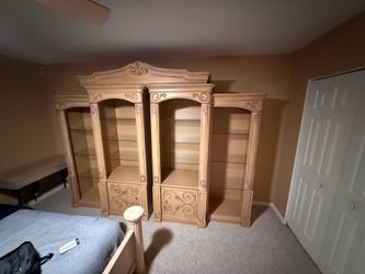 Tv wooden unit and display