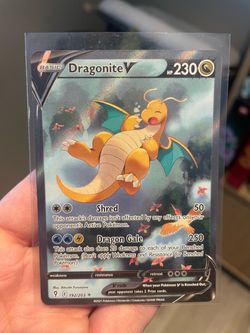 Dragonite V (Alternate Full Art) 192/203 SWSH07: Evolving Skies Holo Pokemon TCG