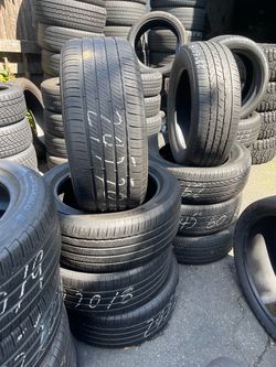 245/50R18 Michelin 245/50/18 set of matching 4 tires in great condition 300$  for 4 tires plus tax . Mount available but not included.  Wheel alignmen