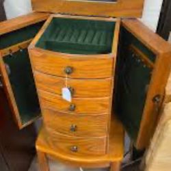 Jewelry Armoire Standing Box