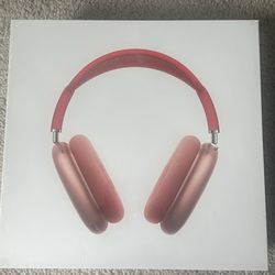 Red airpod maxes 