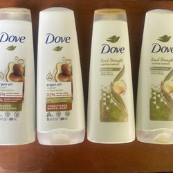 dove shampoo & conditioner 