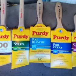 "Brand New" Purdy Paint Brushes 
