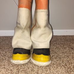 servus hip fireman vintage boots size unknown 11 likely firefighter rubber 3/4 