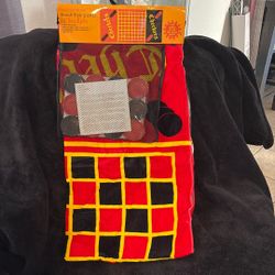 Beach CHECKERS fun Games Towel 