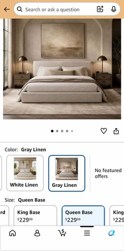 Queen Cloud bed frame