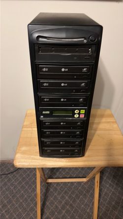 ACARD 8 Drive CD DVD Duplicator Tower LG Super Multi Standalone Tested Works