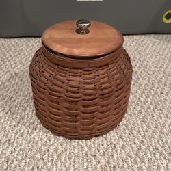 Longaberger Cookie Jar Basket Bee Hive