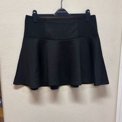 Exhilaration Women’s Size XL Extra Large Black Elastic Waist Skirt