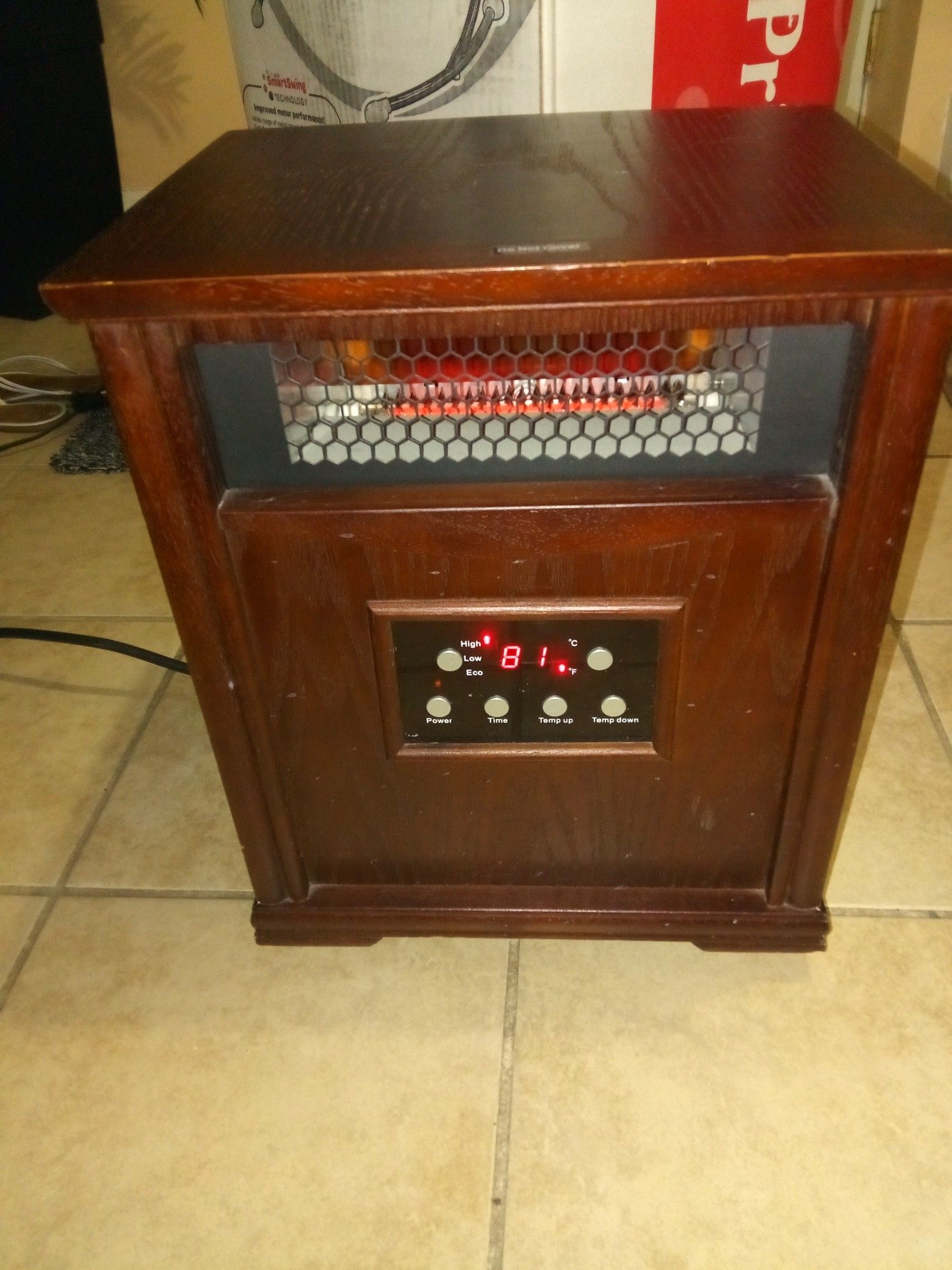PRICE DROP ( FIRM ) Used in good condition heater 1500w ( no remote control)