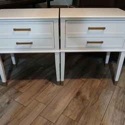 White Nightstands 