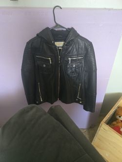 Michael kor's women's leather jacket XL