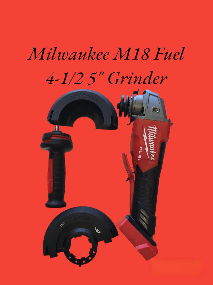 Milwaukee M18 Fuel 4-1/2 5" Rapid Stop Grinder (Tool-Only) 