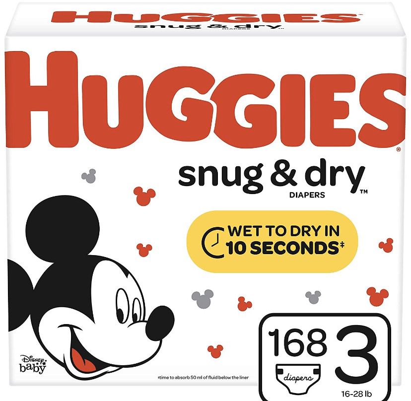Huggies diapers snug dry size 3