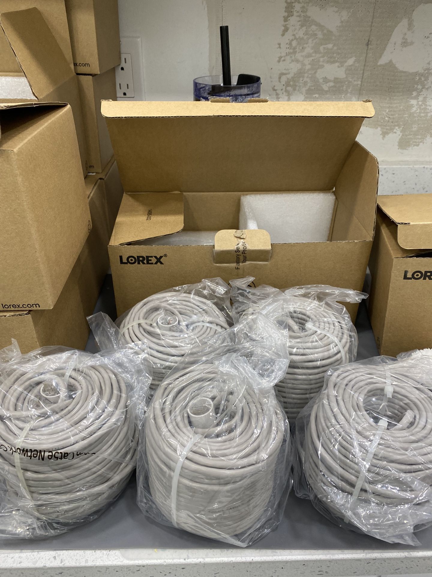 Lorex Camera Wire 100 Ft Original With Cover Have 16 Reels $ 25 Each Or OBO