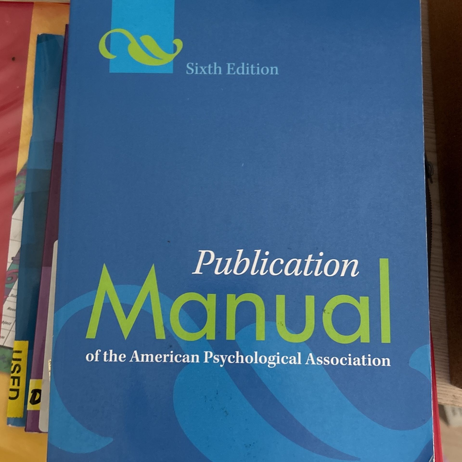 Publication Manual Of The American Psychological Association