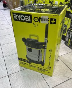 Ryobi 18v cordless 4-3/4 gallon shop vacuum tool only