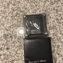 2 Grandpa Leather notepads and pen
