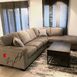 LAF RAF 2 Piece Couch Sectional With Chaise / Living Room Set ✅ New Brand 💥 In Stock 👌