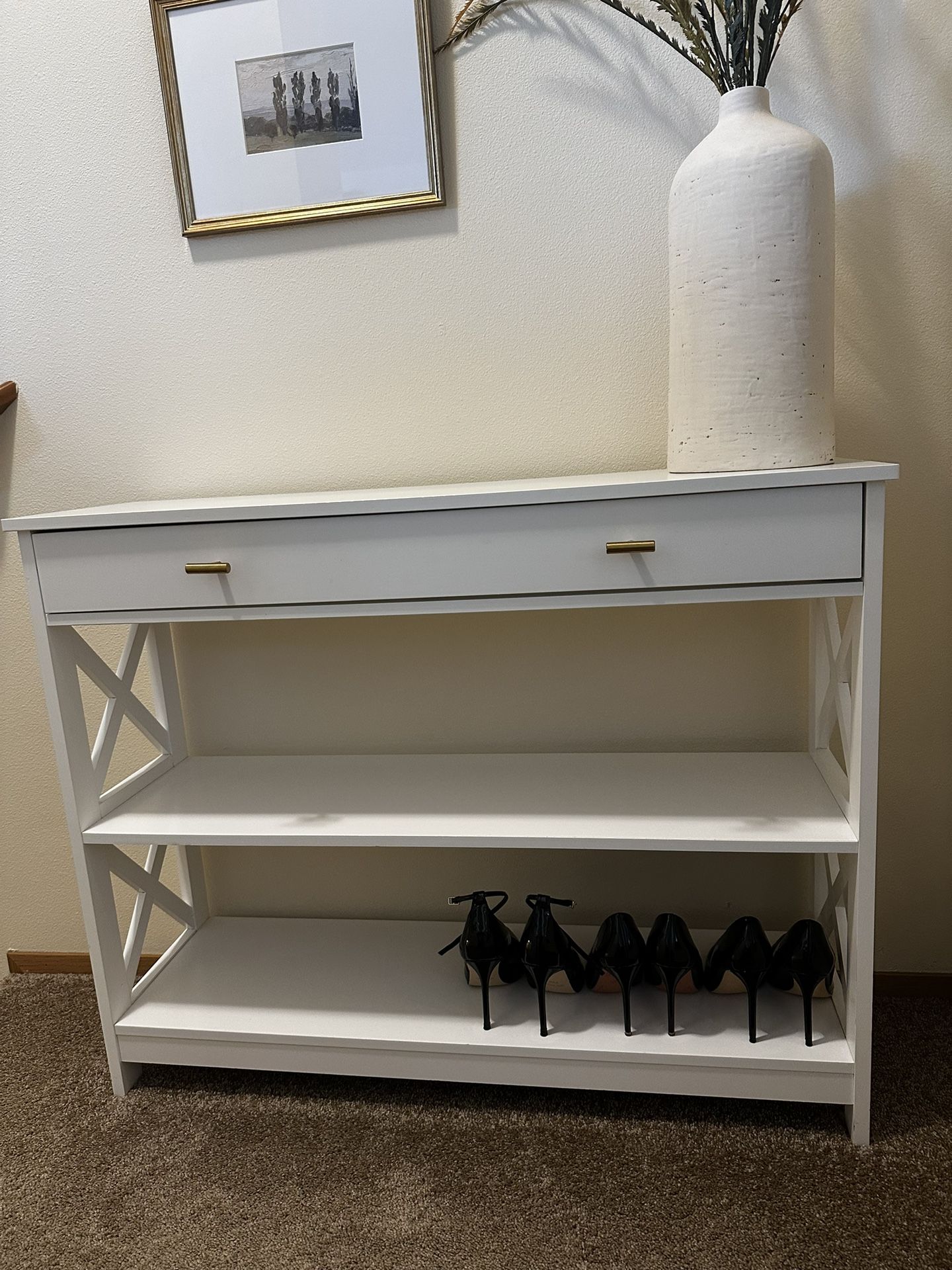 Console Table White