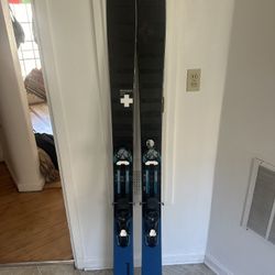 Black Diamond Boundary Patrol 107 184 Skis with Salomon Guardian 16 Touring bindings