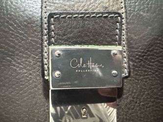 Cole  Haan Dark Brown Leather Briefcase with Lock