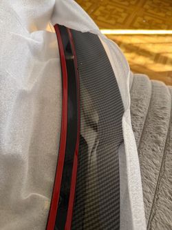 Q60 red sport carbon fiber spoiler