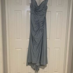 Prom Baby Blue Dress 