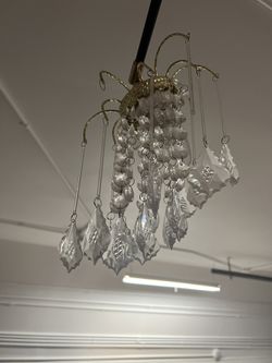 Set Of  3 Floor Chandeliers 6 Feet Tall Two Floor Lamps 