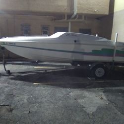 21 Footer Baja Boat With Trailer 