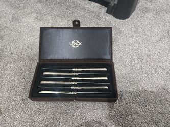 Pearl Platinum Steak Knives Lenox
