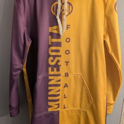 Minnesota football Women's  Hoodie  Large- Purple/Gold-new