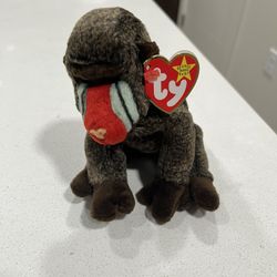 Retired Rare Cheeks Beanie Baby