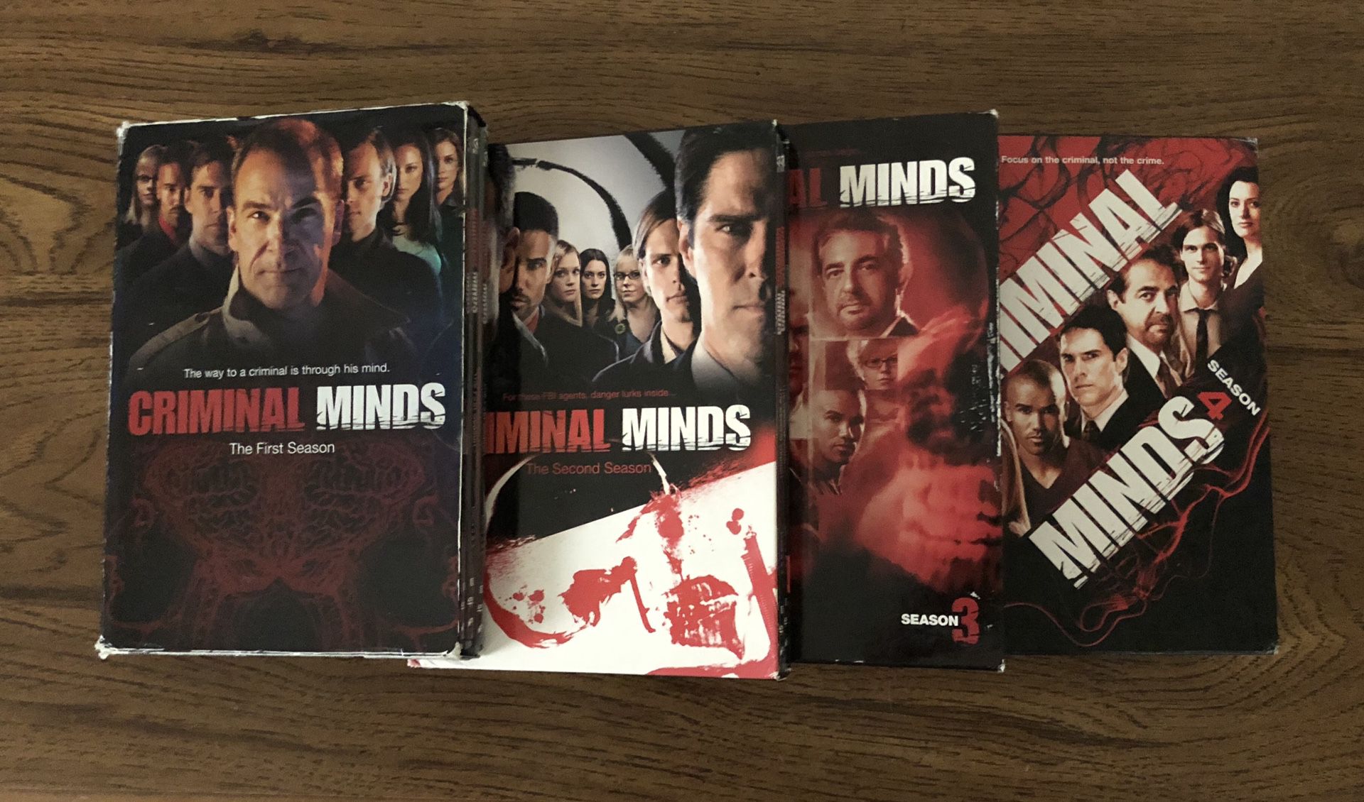 Criminal Minds seasons 1-4