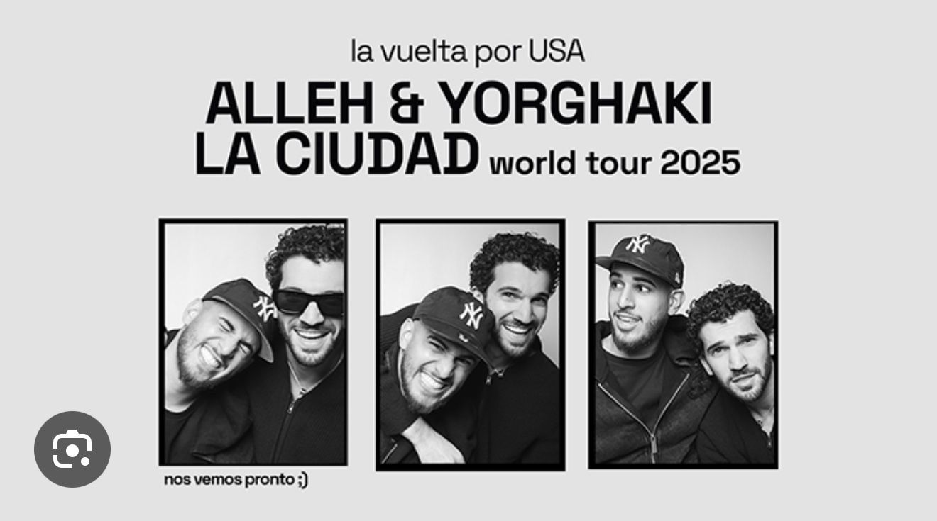 Alleh & Yorghaki - 10/9/25 - 6 Tickets