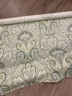 Green Paisley Pattern P/Kaufman Sewing Fabric 3.5 yards 54” wide