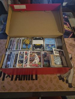 Huge Box Full Of Sports Cards Mixed Lot