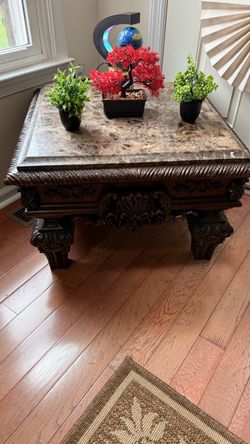 Ornate end table