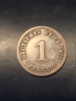 1 Pfennig Kleiner Adler 1877 A, Empire