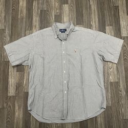 Ralph Lauren Grey Button Up