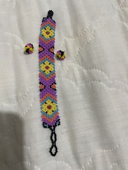Juego De Pulsera Con Aretes