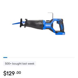 Kobalt 24-volt Variable Speed Brushless Cordless Reciprocating Saw